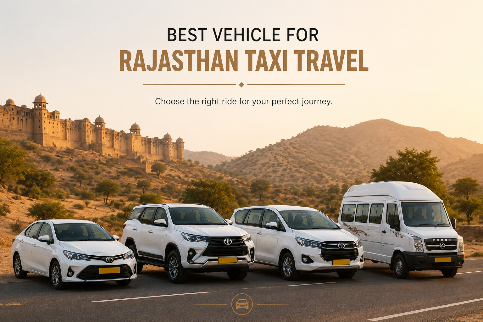 Best Vehicle for Rajasthan Taxi Travel: Sedan, SUV, Innova or Tempo Traveller?